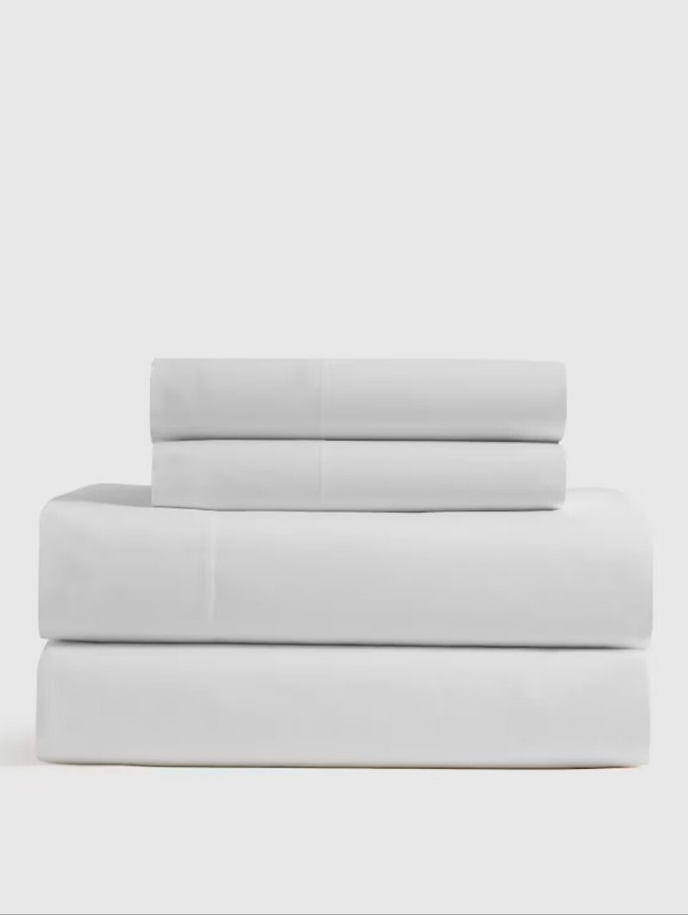 Quince Classic Crisp Percale Cotton Percale sheet set - white